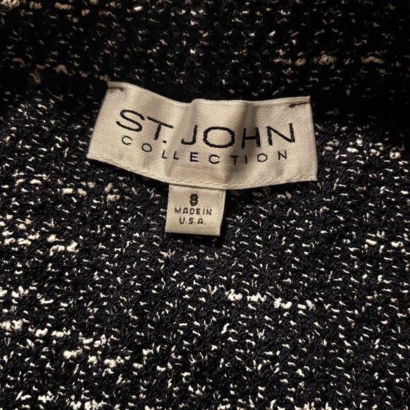 St. John Collection Women's 8 Skirt Tweed Elastic Waist Pull On Knee Length - Picture 4 of 8